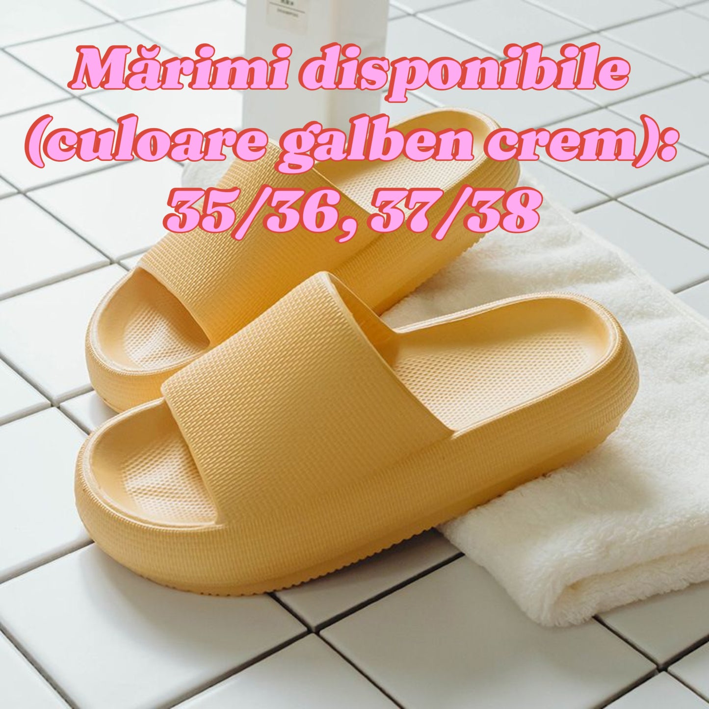 Papuci Vară cu Talpă Groasă – Material MD, Ușori și Confortabili