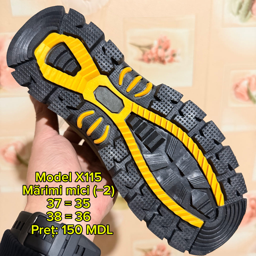 Pantofi outdoor călduroși, mărimi 37–38 (model mic, +2 mărimi)X115