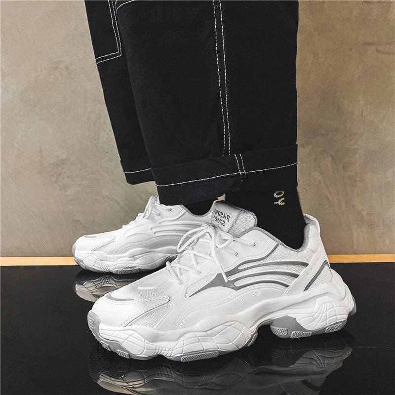 Model 9502 – Pantofi sport alb-gri (39–42, model mic)