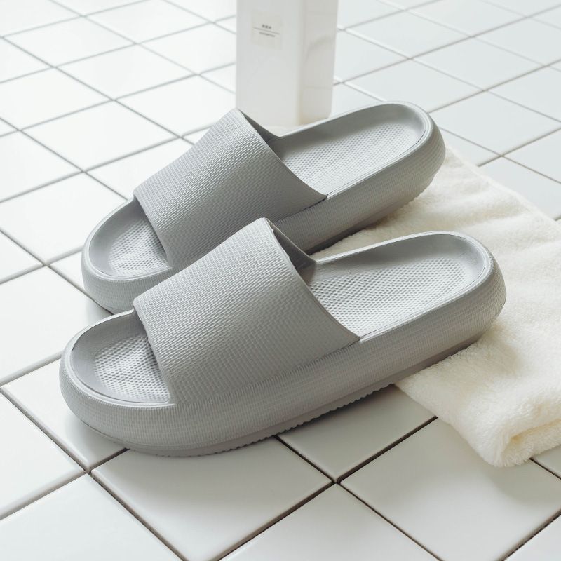 Papuci Vară cu Talpă Groasă – Material MD, Ușori și Confortabili